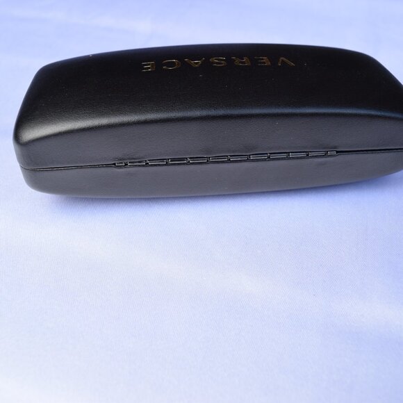 Versace Sunglasses Case Set, Black Hard Clamshell, Boxed, Cloth, Authentic Card - Picture 8 of 12